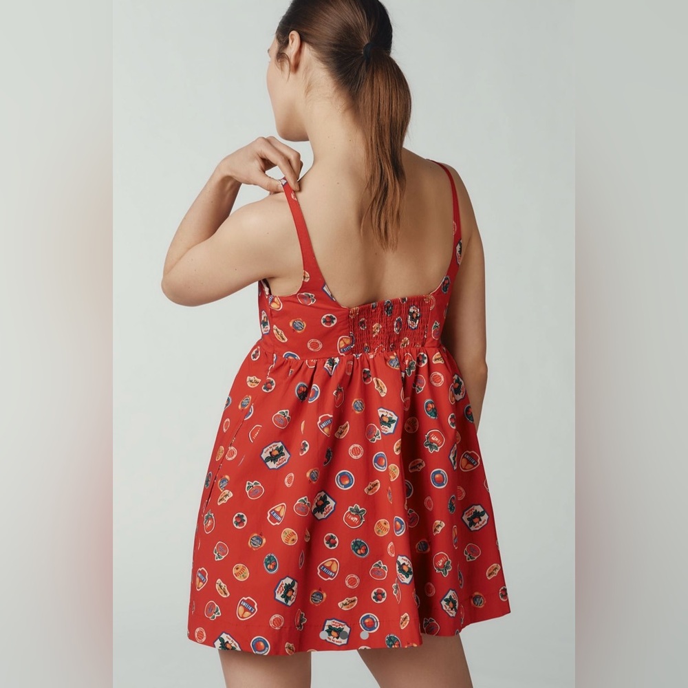 NWT Maeve x Anthropologie Sleeveless Layered Babydoll Romper | M - Picture 2 of 13